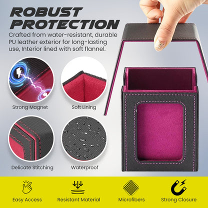 Portable Trading Card Storage Box - Elegant, Protective & Easy to Carry
