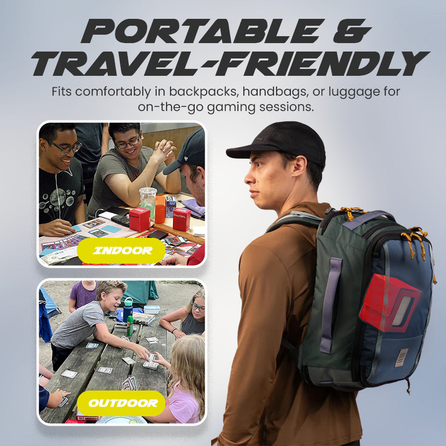 Portable Trading Card Storage Box - Elegant, Protective & Easy to Carry
