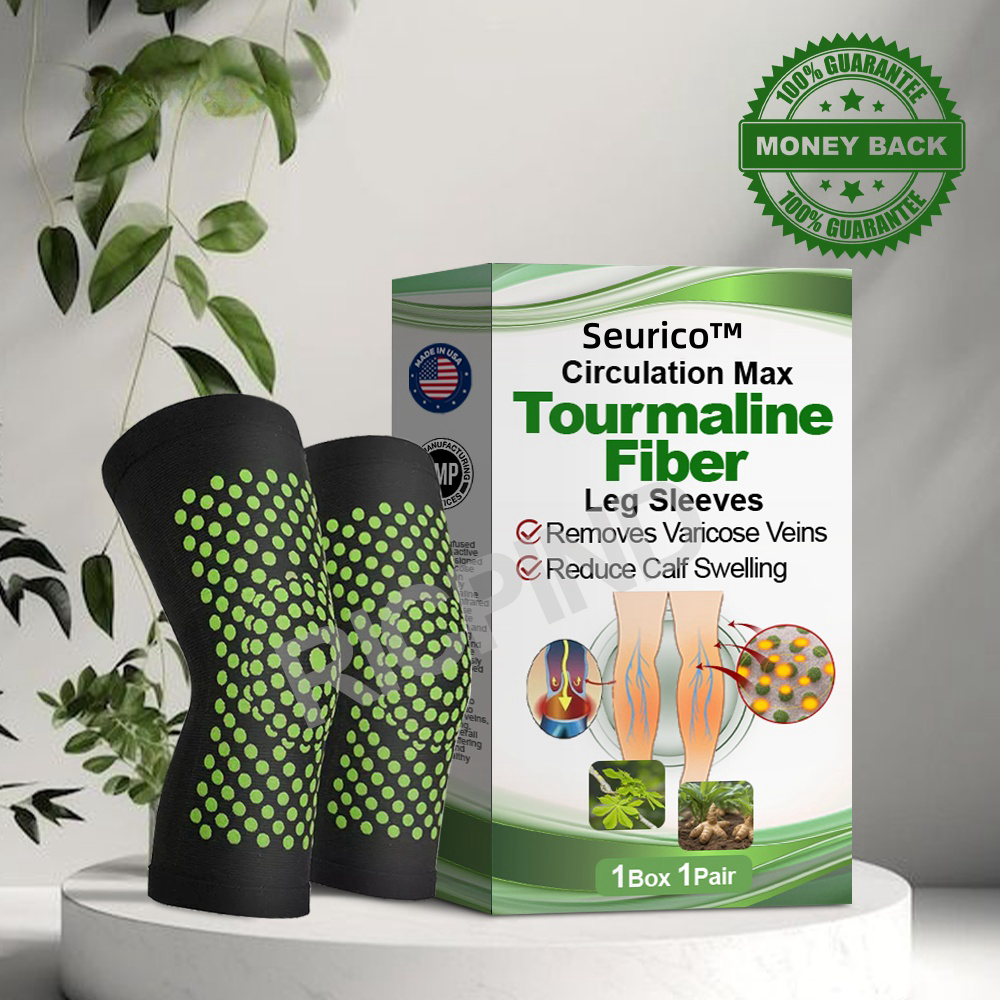 Seurico™ Circulation Max Tourmaline Fiber Leg Sleeves