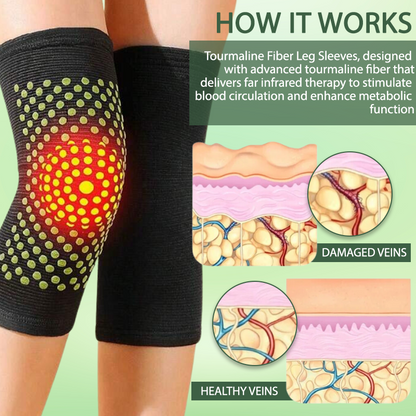 Seurico™ Circulation Max Tourmaline Fiber Leg Sleeves