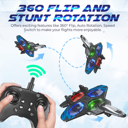 Remote Control Stunt Fighter Jet for Kids
