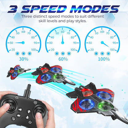 Remote Control Stunt Fighter Jet for Kids