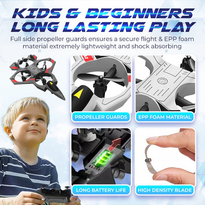 Remote Control Stunt Fighter Jet for Kids