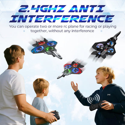 Remote Control Stunt Fighter Jet for Kids