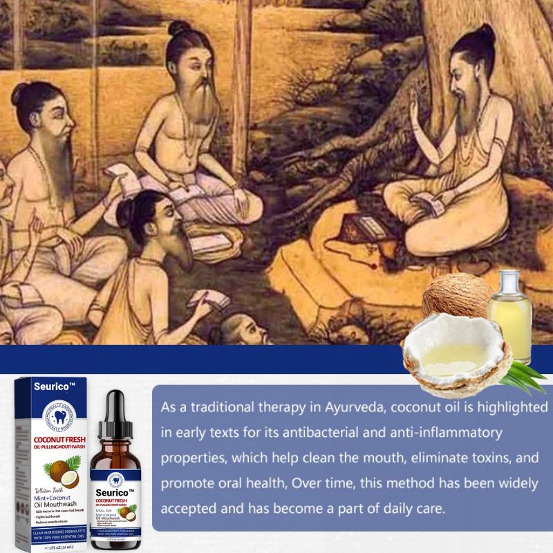 🎄 Holiday Sale Extravaganza: Enjoy 50% Off! 🎁  Coconut Oil-Pulling Mouthwash