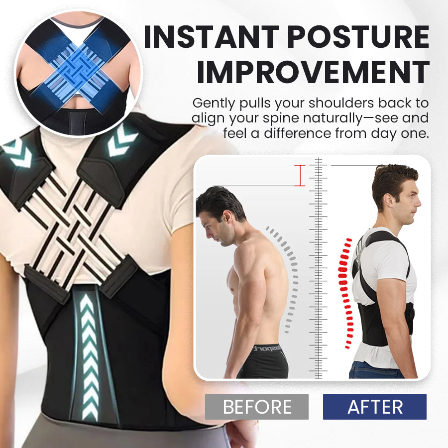 Seurico™ Premium Posture Corrector – Straighten Your Spine & Relieve Pain Instantly