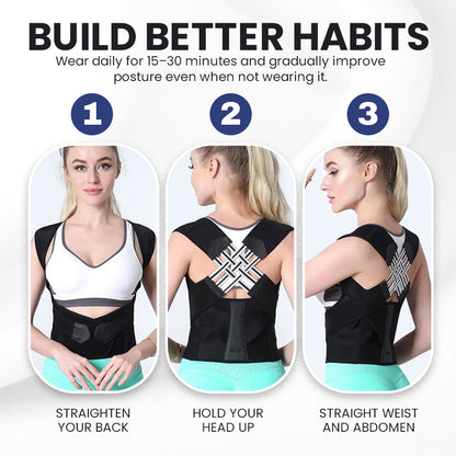 Seurico™ Premium Posture Corrector – Straighten Your Spine & Relieve Pain Instantly