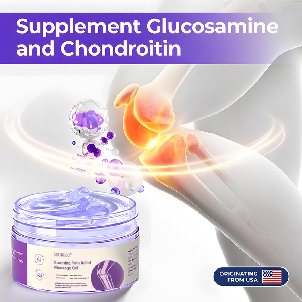 👨‍⚕️Official Store: Seurico™ Turmeric & Emu Oil Arthritis Soothing Pain Relief Massage Gel 👨‍⚕️American Orthopaedics (AAOS) Approved