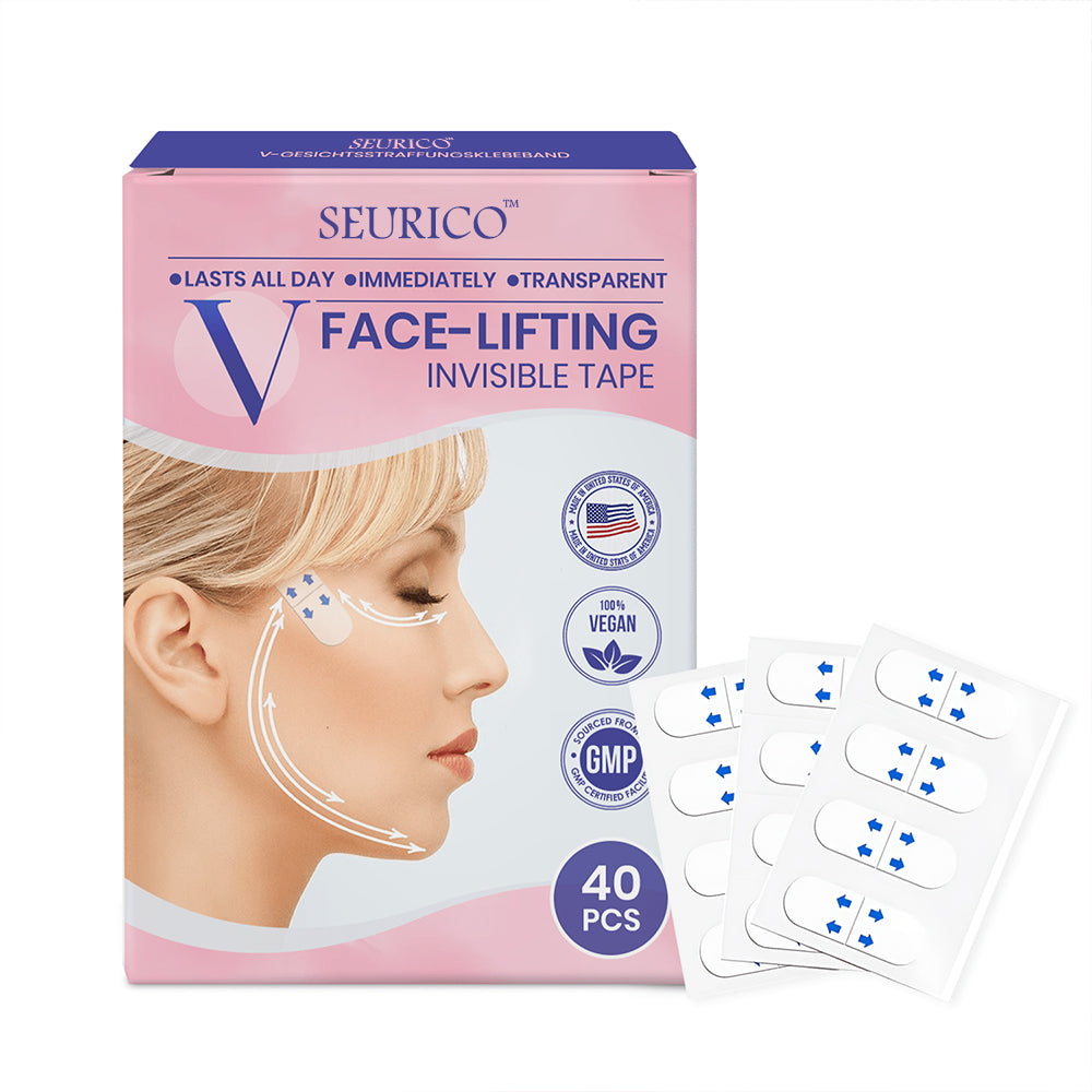Seurico™ V-Face Lifting Adhesive Tape — Discreet, Waterproof Face Slim ...