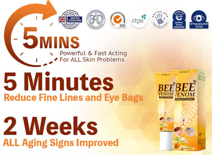 🏆 Seurico™ Collagen+ Bee Venom Anti-Sagging Lifting Wake Up Eye Cream 🐝