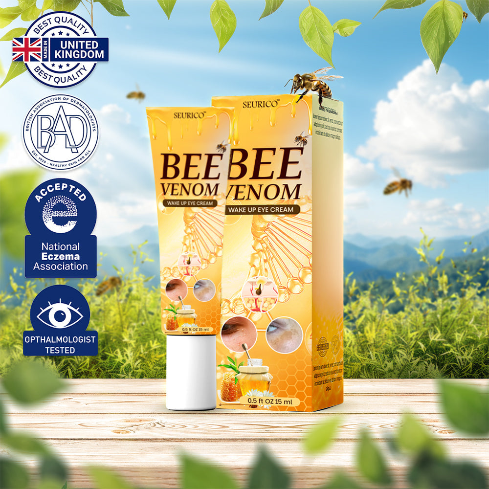 🏆 Seurico™ Collagen+ Bee Venom Anti-Sagging Lifting Wake Up Eye Cream 🐝