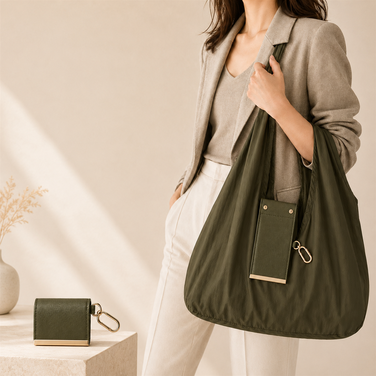 TAHWBAG styled with an everyday outfit