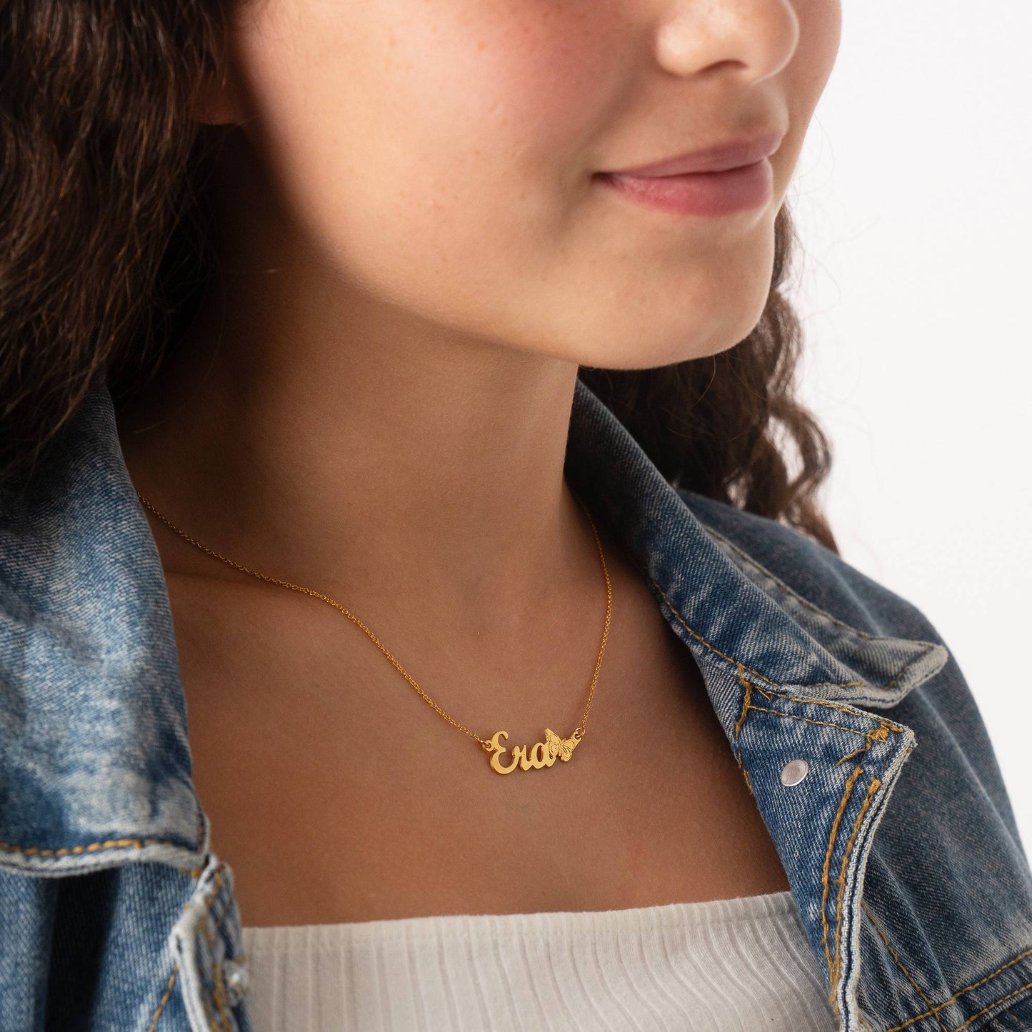 Amy Butterfly Name Necklace