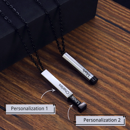 Evelyn Personalized Hidden Message Necklace