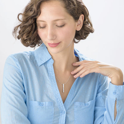 Astrid Personalized 3D Bar Necklace