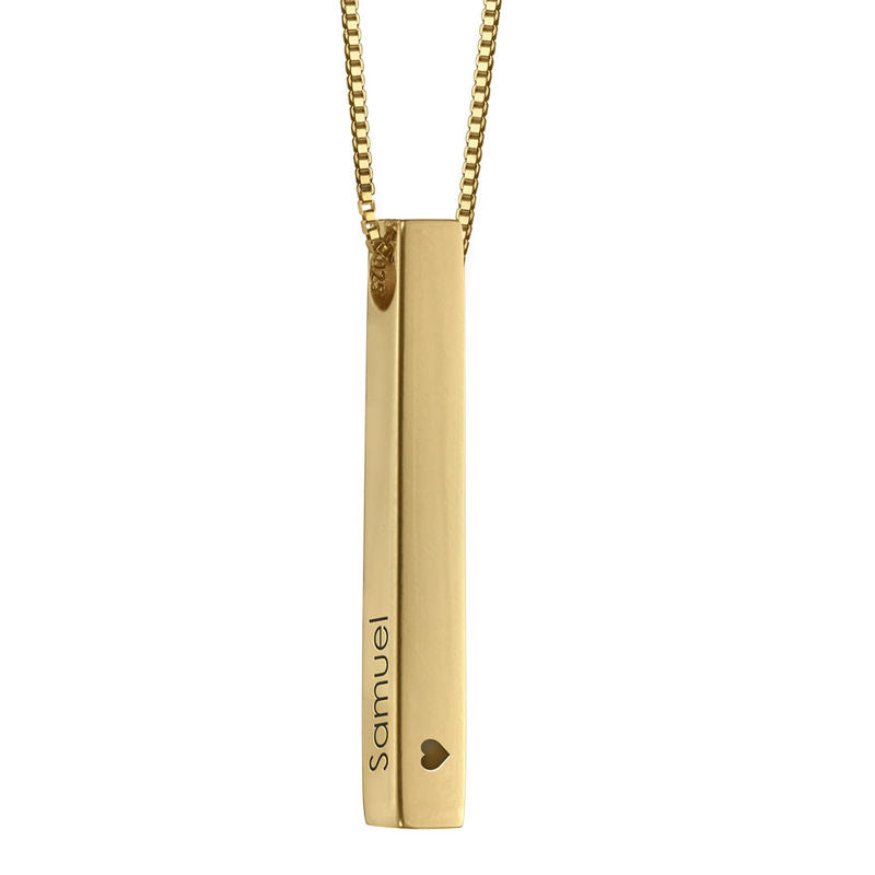 Astrid Personalized 3D Bar Necklace