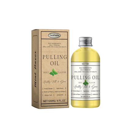 POWERFUL ORGANIC COCONUT + PEPPERMINT PULLING OIL