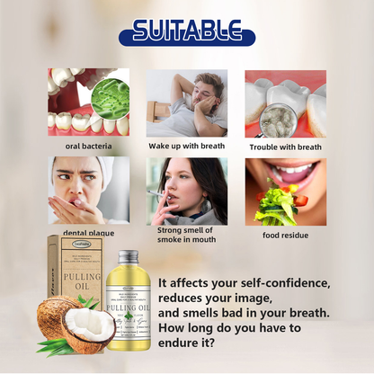 POWERFUL ORGANIC COCONUT + PEPPERMINT PULLING OIL